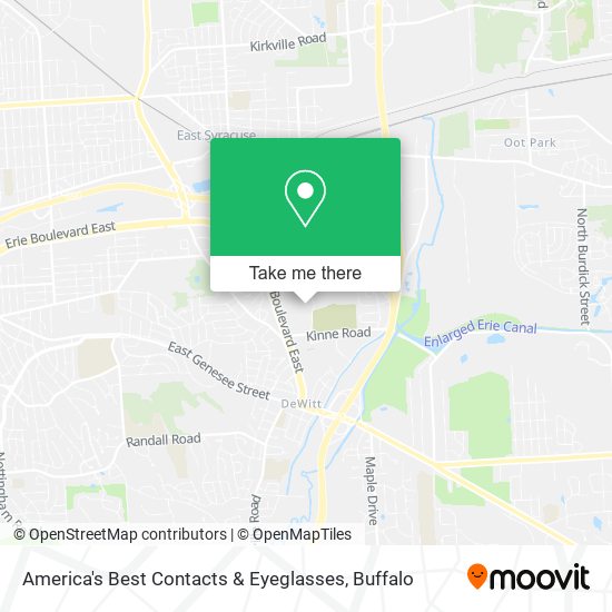 Mapa de America's Best Contacts & Eyeglasses