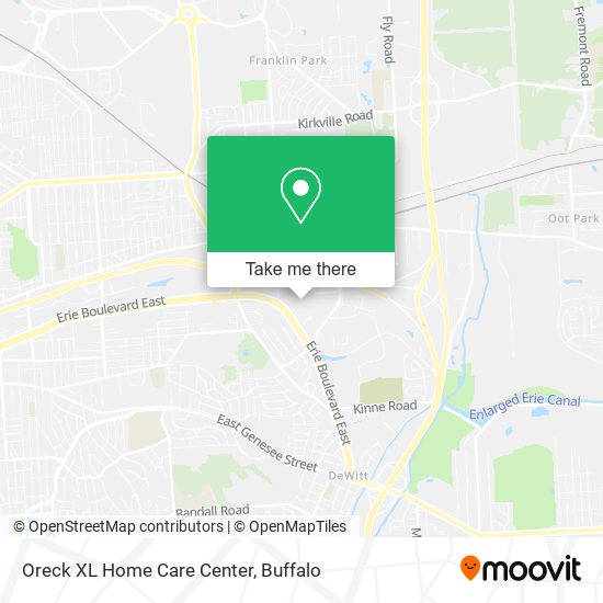 Mapa de Oreck XL Home Care Center