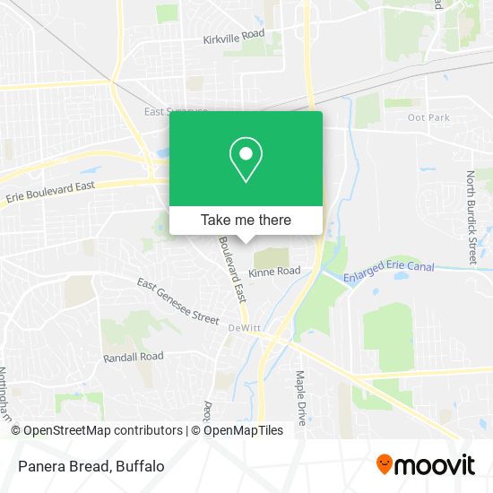 Mapa de Panera Bread