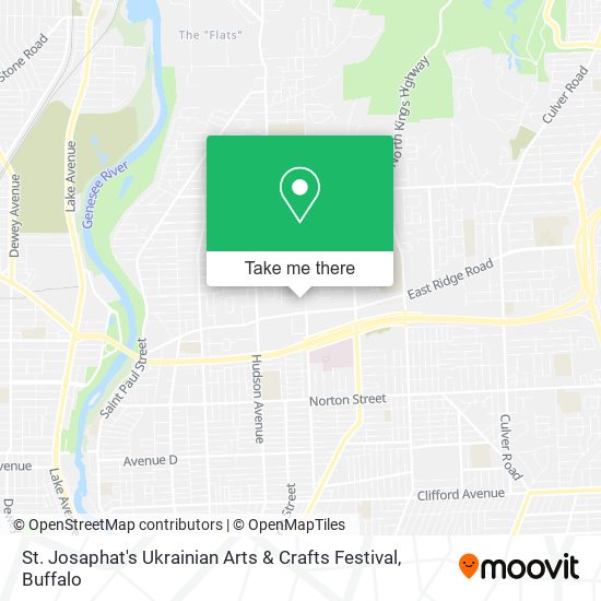 St. Josaphat's Ukrainian Arts & Crafts Festival map