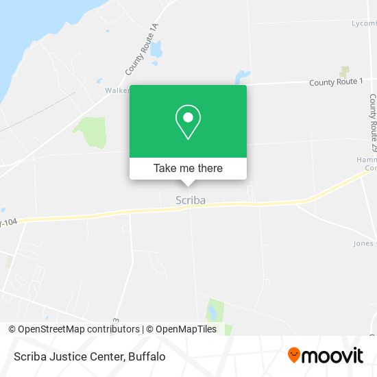 Scriba Justice Center map