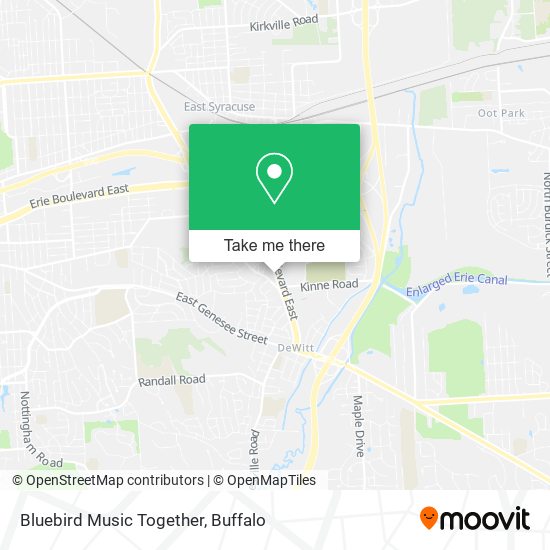 Bluebird Music Together map