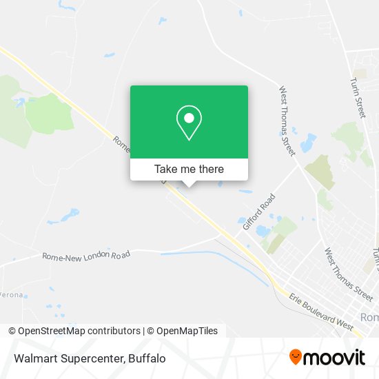 Mapa de Walmart Supercenter