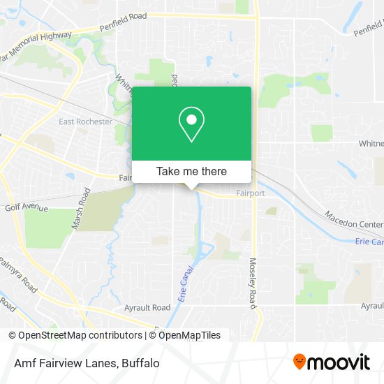 Mapa de Amf Fairview Lanes