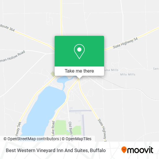 Best Western Vineyard Inn And Suites map