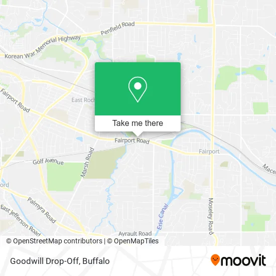 Goodwill Drop-Off map