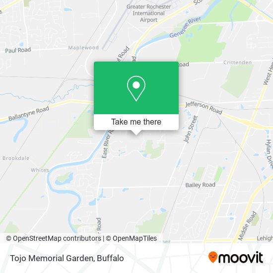 Tojo Memorial Garden map