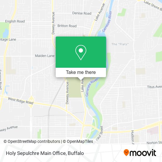 Mapa de Holy Sepulchre Main Office
