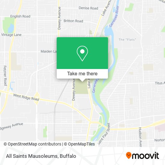 All Saints Mausoleums map