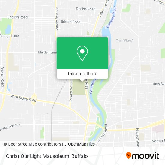 Christ Our Light Mausoleum map