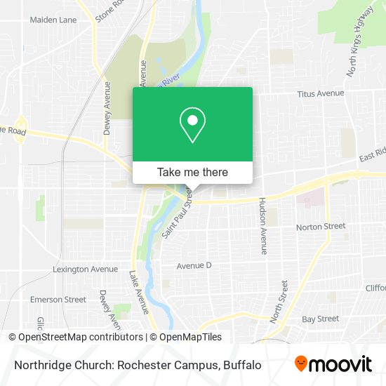 Northridge Church: Rochester Campus map