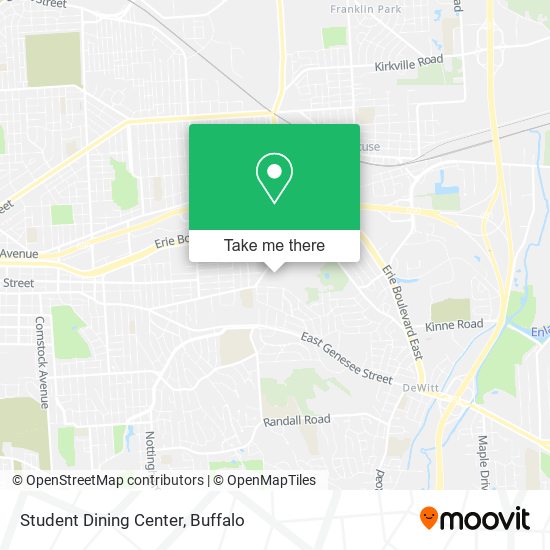 Mapa de Student Dining Center