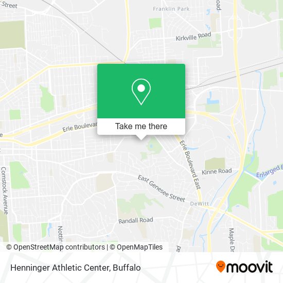 Henninger Athletic Center map