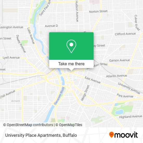 Mapa de University Place Apartments