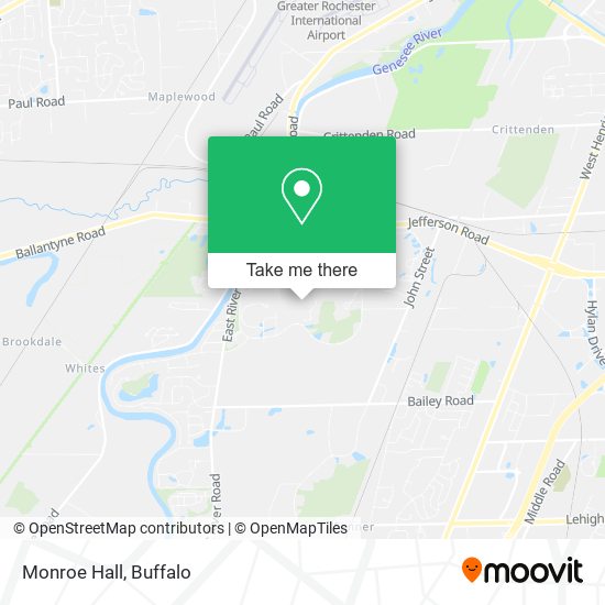 Mapa de Monroe Hall