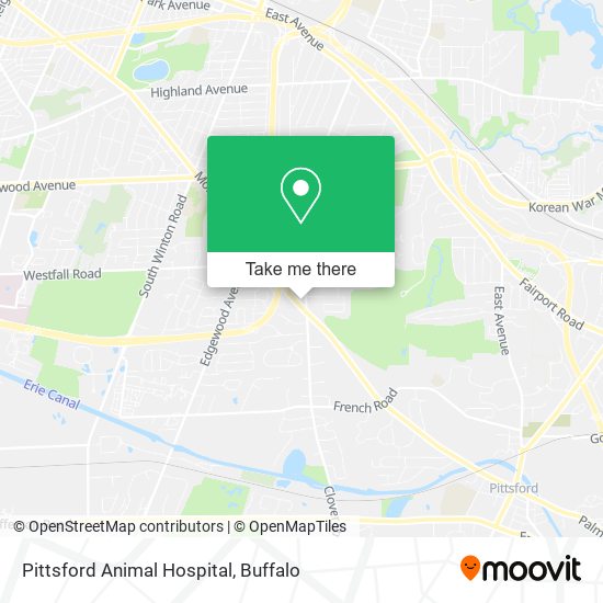 Pittsford Animal Hospital map