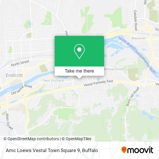 Mapa de Amc Loews Vestal Town Square 9