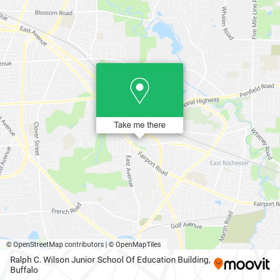 Ralph C. Wilson Junior School Of Education Building map