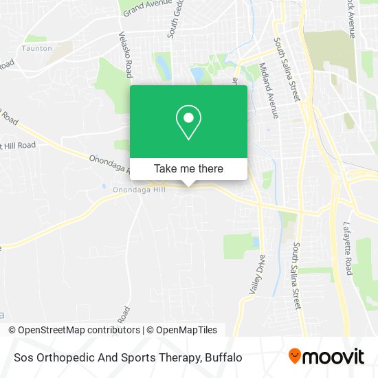 Sos Orthopedic And Sports Therapy map