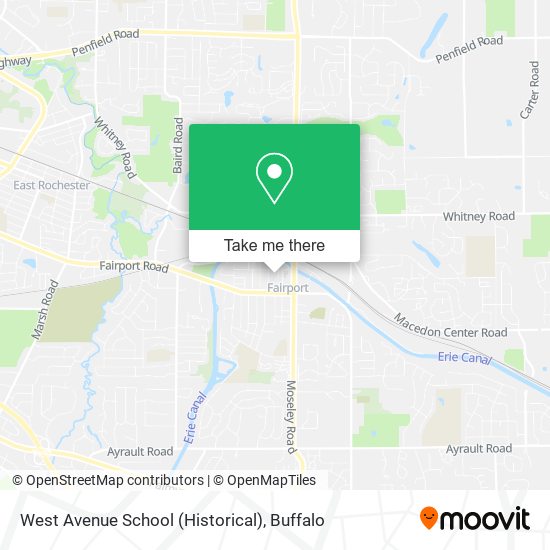 Mapa de West Avenue School (Historical)