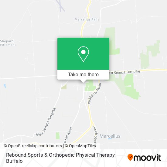 Rebound Sports & Orthopedic Physical Therapy map