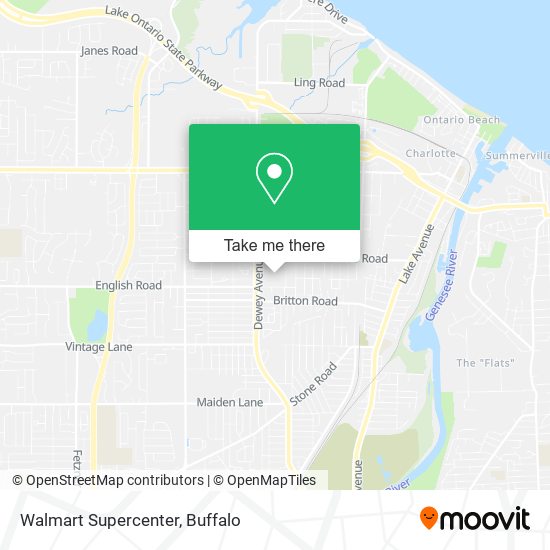 Mapa de Walmart Supercenter