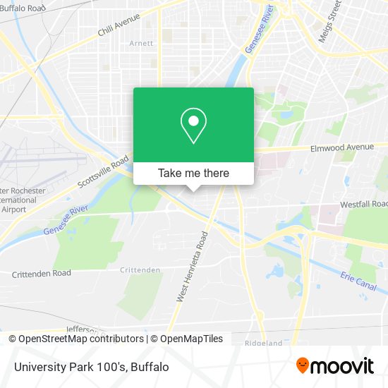 Mapa de University Park 100's