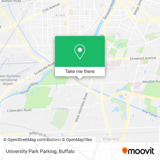 Mapa de University Park Parking