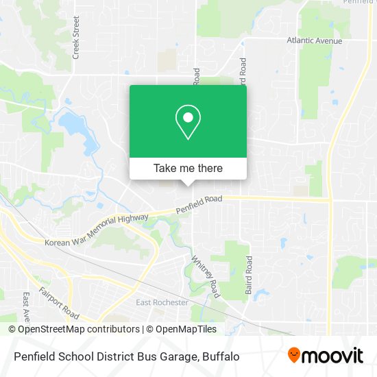 Mapa de Penfield School District Bus Garage