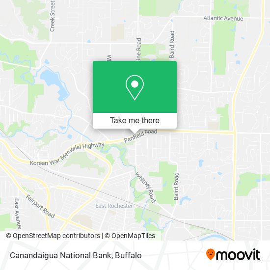 Canandaigua National Bank map