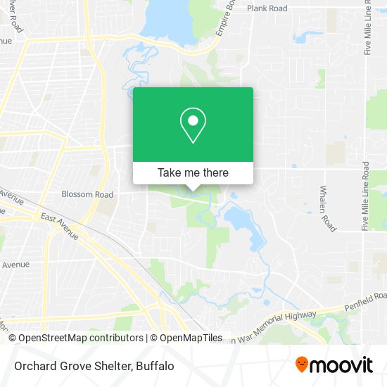 Mapa de Orchard Grove Shelter