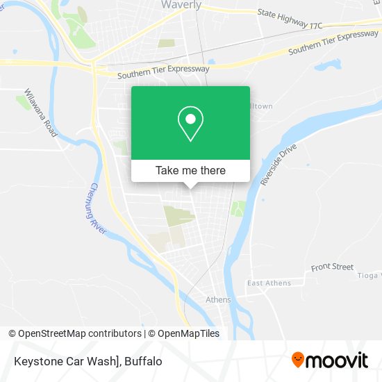Keystone Car Wash] map