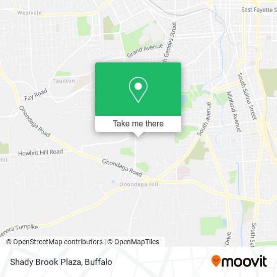 Mapa de Shady Brook Plaza