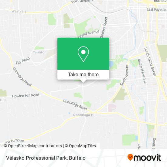 Velasko Professional Park map