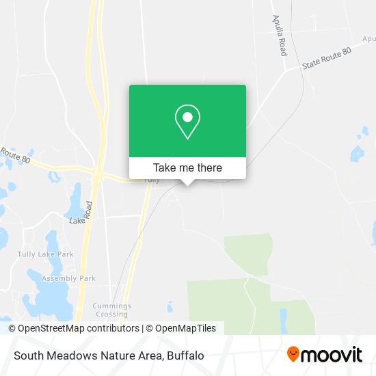 South Meadows Nature Area map