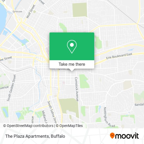 The Plaza Apartments map