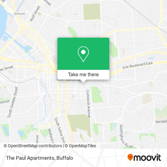 The Paul Apartments map