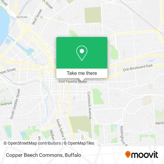 Copper Beech Commons map