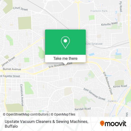 Upstate Vacuum Cleaners & Sewing Machines map