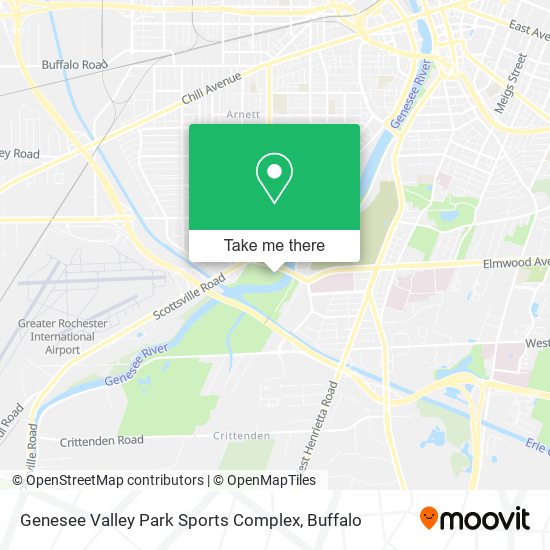 Genesee Valley Park Sports Complex map