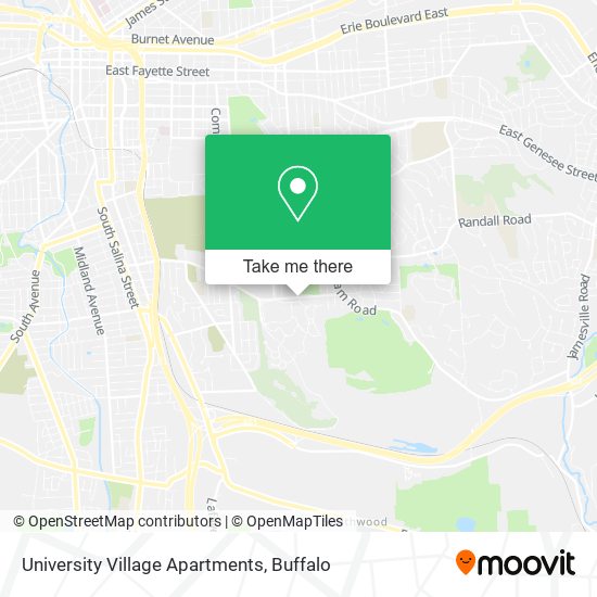 Mapa de University Village Apartments