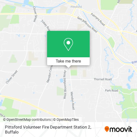 Pittsford Volunteer Fire Department Station 2 map