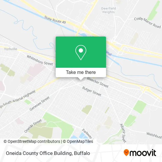Oneida County Office Building map