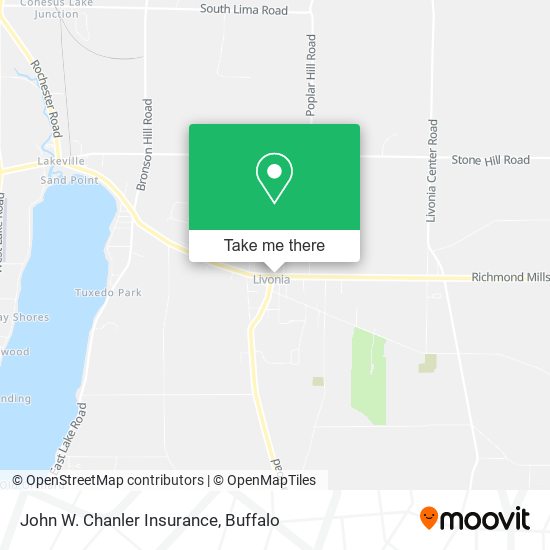 Mapa de John W. Chanler Insurance