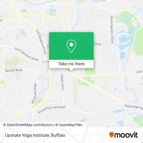 Mapa de Upstate Yoga Institute