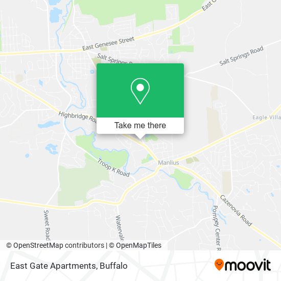 Mapa de East Gate Apartments