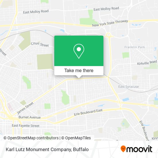 Karl Lutz Monument Company map