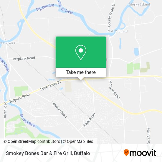 Mapa de Smokey Bones Bar & Fire Grill