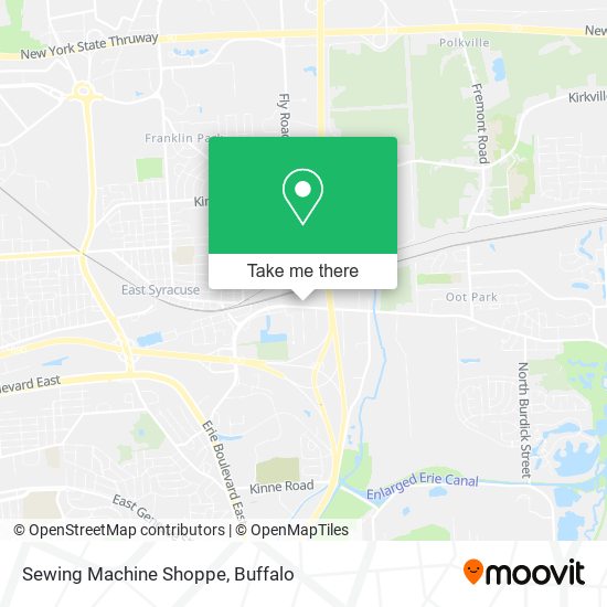 Sewing Machine Shoppe map