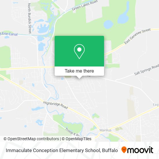 Mapa de Immaculate Conception Elementary School